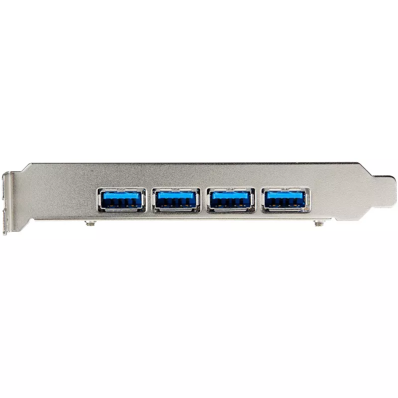 StarTech.com 4-poorts USB PCIe-kaart – 10 Gbit/s USB 3.1/3.2 Gen 2 Type-A PCI Express uitbreidingskaart met 2 controllers – 4x USB-A – USB PCIe extra adapterkaart – Windows/Mac/Linux
