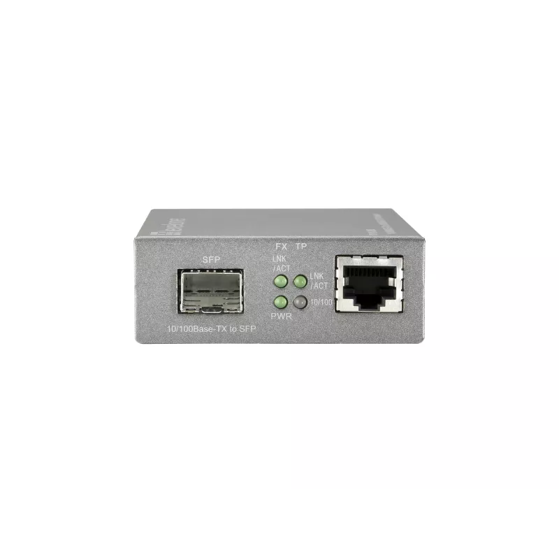 LevelOne RJ45 naar SFP managed Fast Ethernet mediaconverter