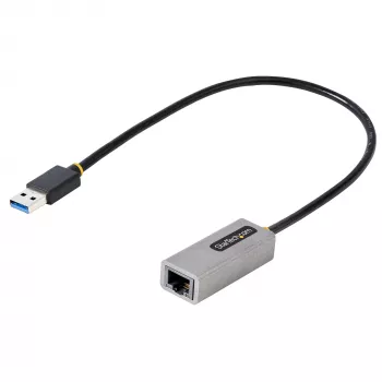 StarTech.com USB 3.0 naar Gigabit Ethernet netwerkadapter - 10/100/1000 Mbit/s, USB naar RJ45, USB 3.0 naar LAN adapter, USB 3.0 Ethernet adapter (GbE), 28 cm geïntegreerde kabel, installatie zonder driver