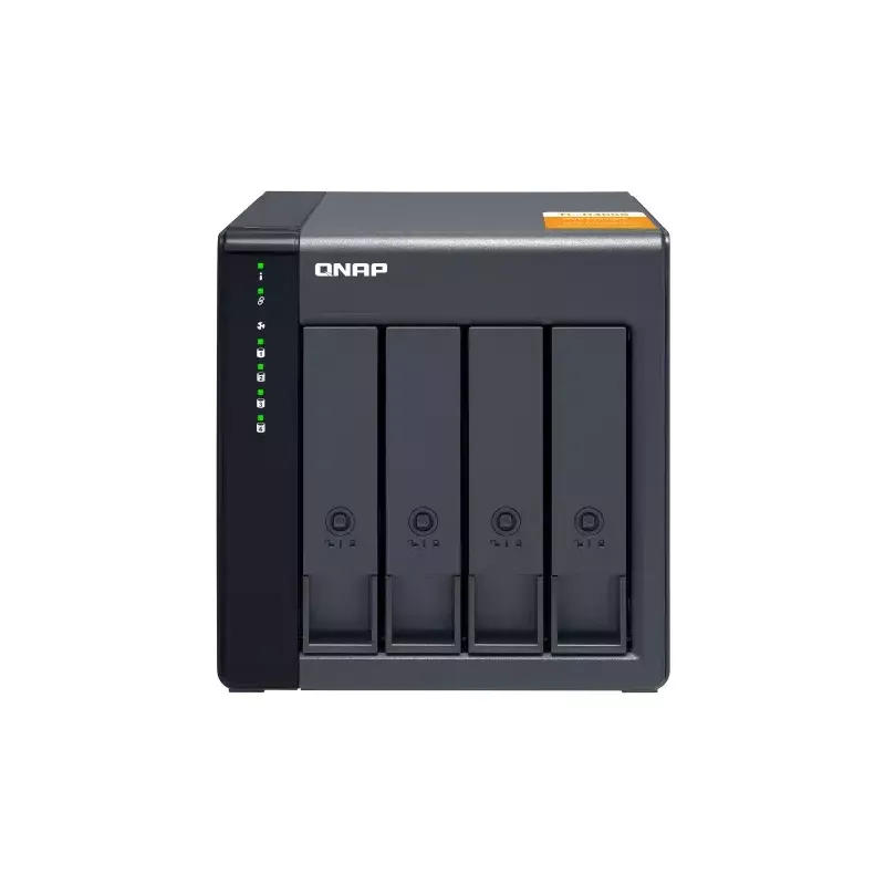QNAP high-performance desktop SATA 6Gbps JBOD storage behuizing | TL-D400S | zwart