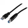 StarTech.com 1m (3ft) gecertificeerde SuperSpeed USB 3.0 A-naar-B-kabel – M/M