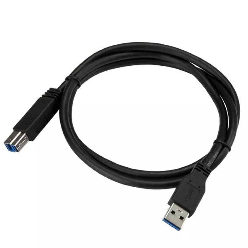 StarTech.com 1m (3ft) gecertificeerde SuperSpeed USB 3.0 A-naar-B-kabel – M/M