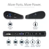 StarTech.com dual-monitor USB 3.0 dockingstation met HDMI & DVI/VGA