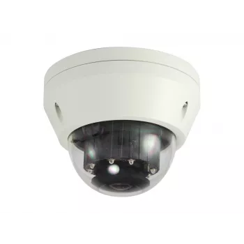 LevelOne HUBBLE fixed dome IP-netwerkcamera, H.265, 3 megapixel, 802.3af PoE, IR-leds, binnen/buiten, vandalismebestendig