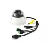 LevelOne FCS-3306 HUBBLE IP-netwerkcamera met koepelbehuizing, 3 MP, H.265, PoE, IR, binnen/buiten, vandalismebestendig, IP68, wit