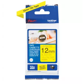 Brother TZE631S labelband zwart op geel TZe