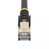 StarTech.com 5m CAT6a ethernetkabel – 10 gigabit afgeschermd, rastnasenbescherming, RJ45, 100W PoE patchkabel – 10GbE STP netwerkkabel met trekontlasting – zwart, individueel getest/bekabeling UL-gecertificeerd/TIA