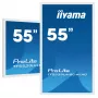 iiyama TF5539UHSC-W1AG signage display 139,7 cm (55 inch) LED 500 cd/m² 4K Ultra HD wit touchscreen 24/7