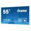 iiyama TF5539UHSC-W1AG signage display 139,7 cm (55 inch) LED 500 cd/m² 4K Ultra HD wit touchscreen 24/7
