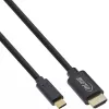 USB-beeldkabel InLine 64111 USB-C stekker naar HDMI stekker 1 m