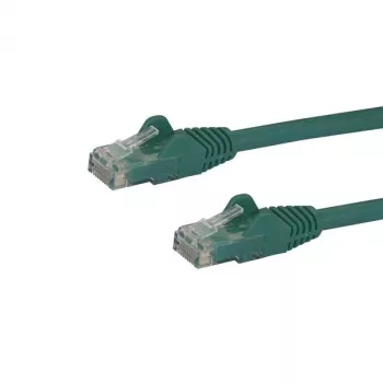 StarTech.com 1m CAT6 ethernetkabel – groen CAT 6 gigabit ethernetkabel – 250 MHz 100 W PoE RJ45 UTP netwerk-/patchkabel, rastnasenschutz met trekontlasting, individueel getest