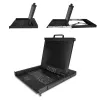 StarTech.com rackmount KVM-console - single port VGA KVM met 17-inch LCD-monitor voor serverrack - volledig uitgeruste universele 1U LCD KVM drawer met kabels & hardware - USB-ondersteuning - 50.000 MTBF