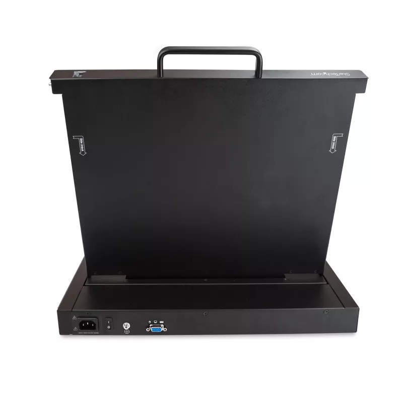 StarTech.com rackmount KVM-console - single port VGA KVM met 17-inch LCD-monitor voor serverrack - volledig uitgeruste universele 1U LCD KVM drawer met kabels & hardware - USB-ondersteuning - 50.000 MTBF