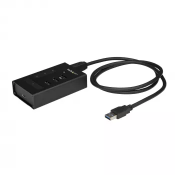 StarTech.com 4-poorts USB 3.0-hub - USB Type-A naar 1x USB-C & 3x USB-A - commerciële metalen USB-hub - SuperSpeed 5 Gbit/s USB 3.1/3.2 Gen 1 - zelfstandig van stroom voorzien - BC 1.2 snelopladen - monteerbaar/robust~4-poorts USB 3.0-hub - USB Type-A naar 1x USB-C & 3x USB-A - commerciële metalen USB-hub - SuperSpeed USB 3.2 Gen 1 (5 Gbit/s) - zelfstandig van stroom voorzien - BC 1.2 snelopladen…