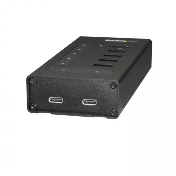 StarTech.com 7-poorts USB C-hub - USB Type-C naar 2x USB-C/5x USB-A - commerciële metalen USB 3.0-hub - SuperSpeed USB 3.2 Gen 1 (5 Gbit/s) - zelfvoorzienend - BC 1.2 snelopladen - monteerbaar/robust