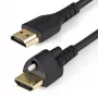 StarTech.com 6ft (2m) HDMI-kabel met borgschroef – 4K 60Hz HDR – High-Speed HDMI 2.0 monitorkabel met borgschroefaansluiting voor veilige verbinding – HDMI-kabel met ethernet – M/M