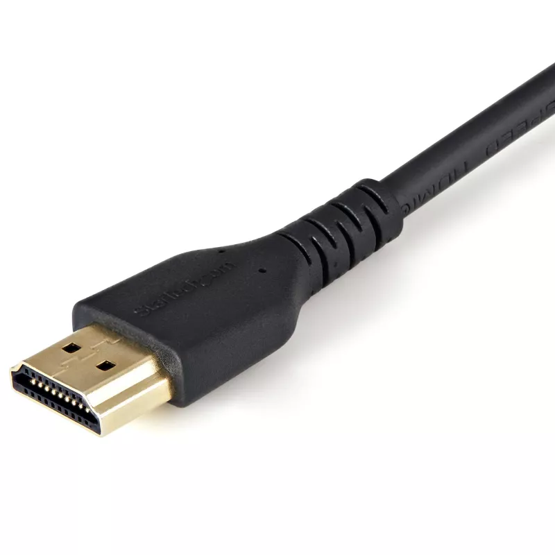 StarTech.com 6ft (2m) HDMI-kabel met borgschroef – 4K 60Hz HDR – High-Speed HDMI 2.0 monitorkabel met borgschroefaansluiting voor veilige verbinding – HDMI-kabel met ethernet – M/M