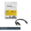StarTech.com 15 cm stereo-splitterkabel – 3,5 mm stekker naar 2x 3,5 mm bus