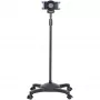 StarTech.com mobiele tablet-standaard met vergrendelbare wielen – in hoogte verstelbare wagen – universele rollende vloerstandaard voor tablets van 7 tot 11 inch, draagbare tablet-standaard met afneembare tablet-houder