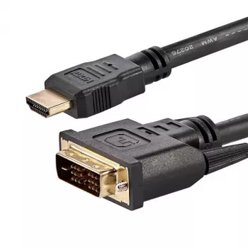 StarTech.com 6 ft HDMI naar DVI-D-kabel - M/M, 1,8 m, HDMI, DVI-D, stekker, stekker, recht