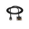 StarTech.com 6 ft HDMI naar DVI-D-kabel - M/M, 1,8 m, HDMI, DVI-D, stekker, stekker, recht