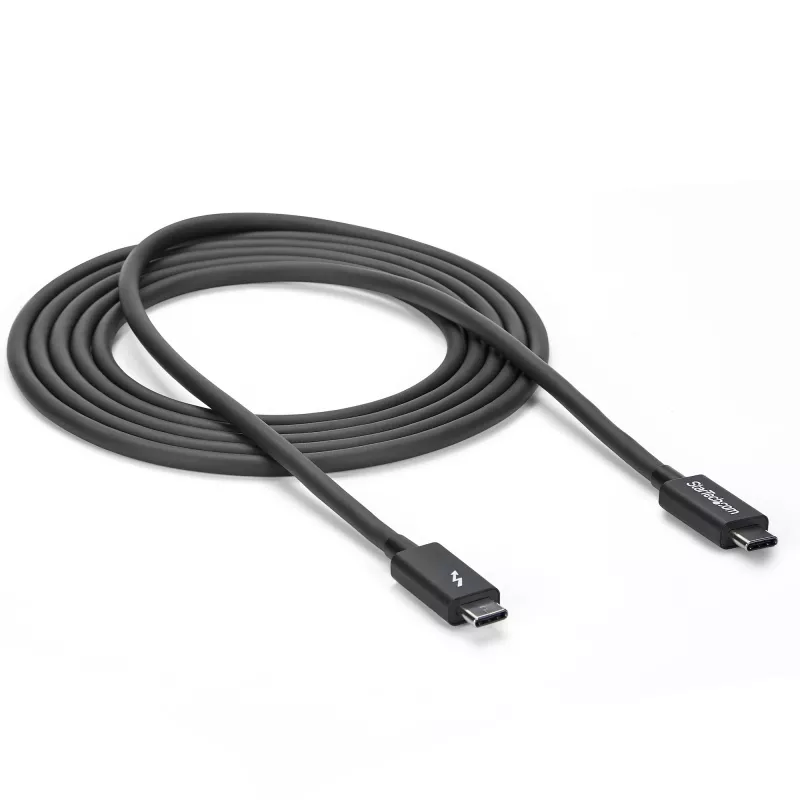 StarTech.com 2m Thunderbolt 3 (20Gbit/s) USB-C-kabel – compatibel met Thunderbolt, USB en DisplayPort