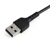 StarTech.com 15 cm duurzame zwarte USB-A-naar-Lightning-kabel – robuuste aramidevezel USB Type-A-naar-Lightning laad-/sync-netkabel – Apple MFi-gecertificeerd voor iPad/iPhone 12
