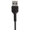 StarTech.com 15 cm duurzame zwarte USB-A-naar-Lightning-kabel – robuuste aramidevezel USB Type-A-naar-Lightning laad-/sync-netkabel – Apple MFi-gecertificeerd voor iPad/iPhone 12