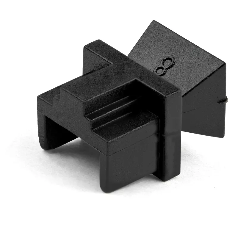 StarTech.com 100-pack RJ45-stofkapjes – herbruikbare RJ45-blindpluggen/stofkappen – Ethernet/LAN-poortbescherming/blokkering – vastklikkende RJ45-busbeschermkap voor hubs, switches, routers