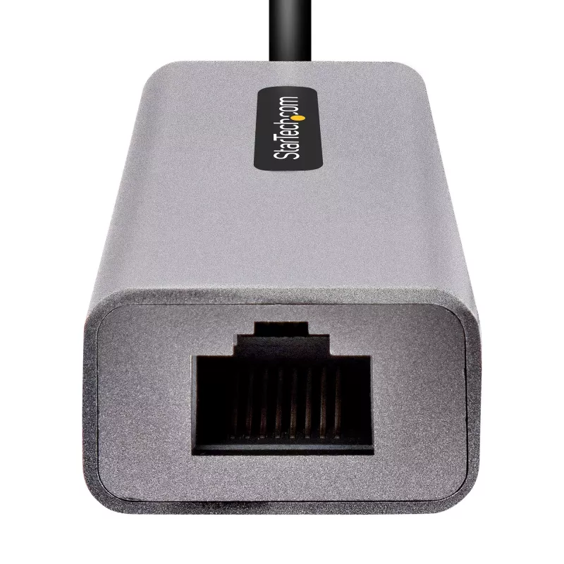 StarTech.com US1GC30B2 USB-C naar Gigabit Ethernet-adapter, USB 3.0, 10/100/1000 Mbps, ASIX AX88179A, kabel van 30 cm, grijs
