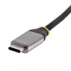 StarTech.com US1GC30B2 USB-C naar Gigabit Ethernet-adapter, USB 3.0, 10/100/1000 Mbps, ASIX AX88179A, kabel van 30 cm, grijs