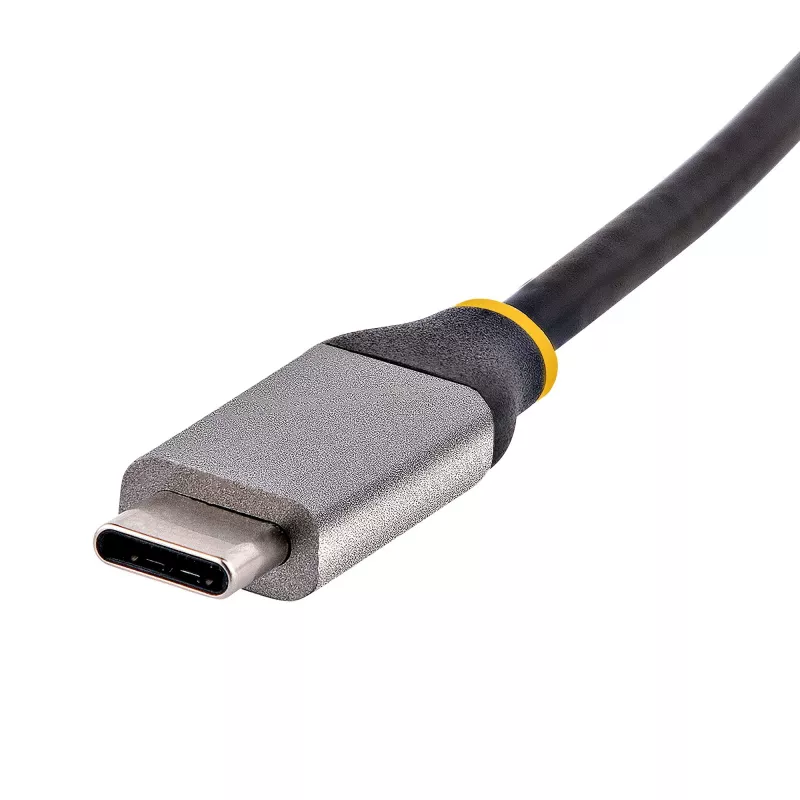 StarTech.com US1GC30B2 USB-C naar Gigabit Ethernet-adapter, USB 3.0, 10/100/1000 Mbps, ASIX AX88179A, kabel van 30 cm, grijs