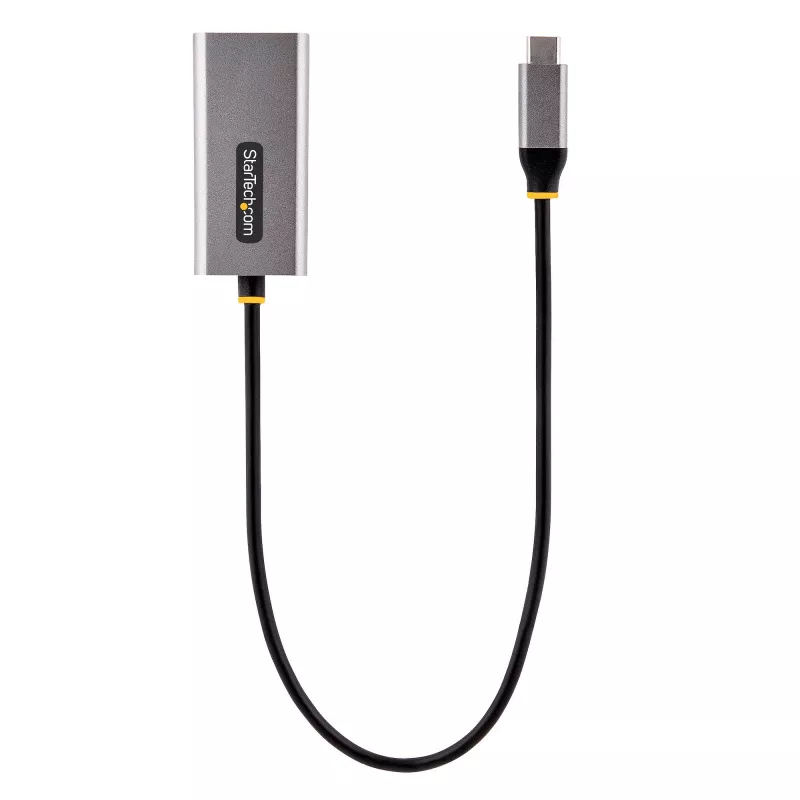 StarTech.com US1GC30B2 USB-C naar Gigabit Ethernet-adapter, USB 3.0, 10/100/1000 Mbps, ASIX AX88179A, kabel van 30 cm, grijs