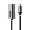 StarTech.com US1GC30B2 USB-C naar Gigabit Ethernet-adapter, USB 3.0, 10/100/1000 Mbps, ASIX AX88179A, kabel van 30 cm, grijs