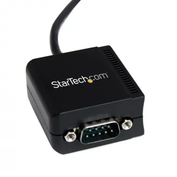StarTech.com 2,5 m 1-poorts FTDI USB-naar-serieel-RS232-adapterkabel met optische isolatie, USB-naar-RS232-adapter – TAA