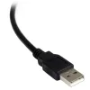 StarTech.com ICUSB2321FIS 1-poorts FTDI USB-naar-RS232 DB9 seriële adapterkabel, optisch geïsoleerd, 2,5 m, zwart
