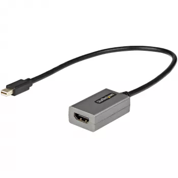 StarTech.com Mini DisplayPort naar HDMI-adapter - mDP naar HDMI-adapter dongle - 1080p - Mini DisplayPort 1.2 naar HDMI-monitor/display - Mini DP naar HDMI-videoconverter - 30 cm lange vaste kabel - bijgewerkte versie van MDP2HDMI
