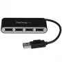 StarTech.com draagbare 4-poorts USB 2.0-hub met geïntegreerde kabel