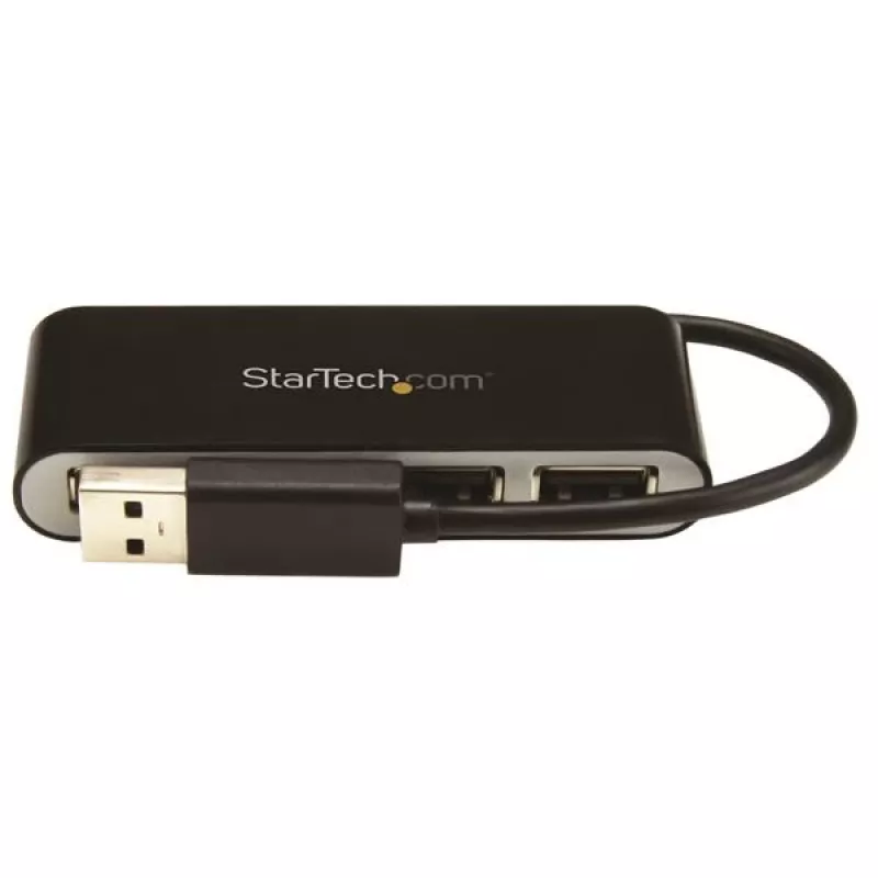 StarTech.com draagbare 4-poorts USB 2.0-hub met geïntegreerde kabel