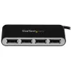 StarTech.com draagbare 4-poorts USB 2.0-hub met geïntegreerde kabel