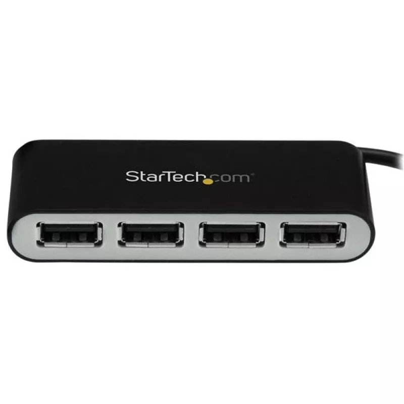 StarTech.com draagbare 4-poorts USB 2.0-hub met geïntegreerde kabel