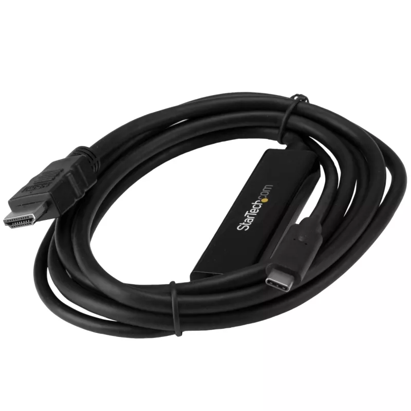StarTech.com 6ft (2m) USB C naar HDMI-kabel - 4K 30Hz USB Type-C naar HDMI-video display converter - USB-C DP Alt Mode naar HDMI-monitor adapterkabel - Thunderbolt-compatibel