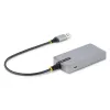 StarTech.com 4-poorts USB-hub – USB 3.0 5 Gbit/s, busgevoed, USB-A naar 4x USB-A-hub met optionele hulpstroomingang – draagbare desktop-/laptop-USB-hub, 30 cm kabel, USB-uitbreidingshub