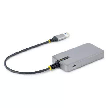 StarTech.com 4-poorts USB-hub – USB 3.0 5 Gbit/s, busgevoed, USB-A naar 4x USB-A-hub met optionele hulpstroomingang – draagbare desktop-/laptop-USB-hub, 30 cm kabel, USB-uitbreidingshub