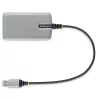 StarTech.com 4-poorts USB-hub – USB 3.0 5 Gbit/s, busgevoed, USB-A naar 4x USB-A-hub met optionele hulpstroomingang – draagbare desktop-/laptop-USB-hub, 30 cm kabel, USB-uitbreidingshub