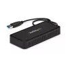 StarTech.com USB 3.0 mini-dock – dual-monitor USB-A-dockingstation met DisplayPort 4K 60Hz-video & Gigabit Ethernet – 30 cm kabel – draagbare USB 3.1 Gen 1 Type-A laptopadapter
