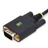 StarTech.com 3 m USB-naar-serieel-adapterkabel, COM-behoud, verwisselbare schroeven/moeren, USB-A naar DB9 RS232, FTDI IC, ESD-bescherming, Windows/macOS/Linux
