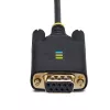StarTech.com 1m USB naar nullmodem serieel adapterkabel, verwisselbare DB9-schroeven/moeren, COM Retention, USB-A naar RS232, FTDI, Level-4 ESD-bescherming, Windows/macOS/ChromeOS/Linux – robuuste TPE-constructie