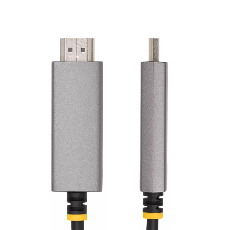 StarTech.com 10ft (3m) USB-C naar HDMI-adapterkabel, 8K 60Hz, 4K 144Hz, HDR10, USB Type-C naar HDMI 2.1 videoconverterkabel, USB-C DP Alt Mode/USB4/Thunderbolt 3/4 compatibel – USB-C laptop naar HDMI-monitor