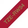 Brother TZE-RW54 labelband goud op rood